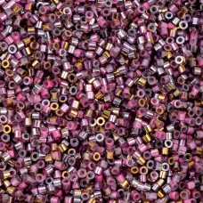 Gilded Halo Opaque Pink Carnation Cylin Beads, 25gm bulk bag Gilded Halo Opaque Pink Carnation Cylin Beads, 25gm bulk bag