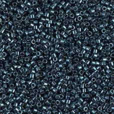 DB0451 Galvanised Dark Steel Blue, Size 11/0 Miyuki Delica Beads, 50g approx.