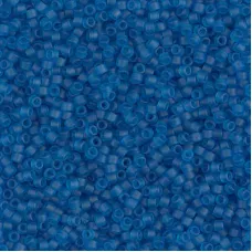 DB0768 Capri Blue Matte Transparent, Size 11/0 Miyuki Delica Beads, wholesale pa...