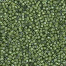 DB1786 White Lined Green AB size 11/0 Miyuki Miyuki Delica Beads, 50g wholesale ... DB1786 White Lined Green AB size 11/0 Miyuki Miyuki Delica Beads, 50g wholesale ...