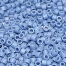 DB2318 Mermaid Blue AB, Matte Opaque Glazed, Size 11/0 Miyuki Delica Beads, 50 G... DB2318 Mermaid Blue AB, Matte Opaque Glazed, Size 11/0 Miyuki Delica Beads, 50 G...