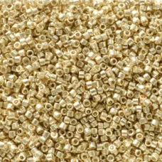 DB2501 Pale Gold Galvanised Duracoat, size 11/0 Miyuki Miyuki Delica Beads, 50g ... DB2501 Pale Gold Galvanised Duracoat, size 11/0 Miyuki Miyuki Delica Beads, 50g ...