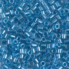 DBL0905 Sparkling Aqua Lined Crystal, Approx. 5.2gr, Size 8/0 Miyuki Delica Bead... DBL0905 Sparkling Aqua Lined Crystal, Approx. 5.2gr, Size 8/0 Miyuki Delica Bead...