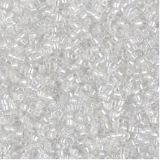 DB1671 Pearl Lined Crystal AB, Size 11/0 Miyuki Delica Beads, Wholesale bag of 5... DB1671 Pearl Lined Crystal AB, Size 11/0 Miyuki Delica Beads, Wholesale bag of 5...