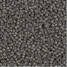 DB1175 Galvanized Matte Graphite, Size 11/0 Miyuki Delica Beads, 50g Wholesale P... DB1175 Galvanized Matte Graphite, Size 11/0 Miyuki Delica Beads, 50g Wholesale P...