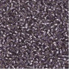 DB1205 Amethyst Silver Lined, Size 11/0 Miyuki Delica Beads, 50g Wholesale Pack DB1205 Amethyst Silver Lined, Size 11/0 Miyuki Delica Beads, 50g Wholesale Pack