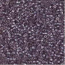 DB1224 Transparent Mauve Luster, Size 11/0 Miyuki Delica Beads, 50g Wholesale Pa... DB1224 Transparent Mauve Luster, Size 11/0 Miyuki Delica Beads, 50g Wholesale Pa...