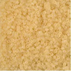 DB1272 Matte Transparent Crystal Ivory, Size 11/0 Miyuki Delica Beads, 50g Whole...