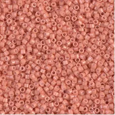 DB1363 Dyed Opaque Peach, Size 11/0 Miyuki Delica Beads, 50g Wholesale Pack DB1363 Dyed Opaque Peach, Size 11/0 Miyuki Delica Beads, 50g Wholesale Pack