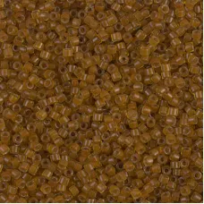 DB1391 Mustard Lined Amber, Size 11/0 Miyuki Delica Beads, 50g Wholesale Pack DB1391 Mustard Lined Amber, Size 11/0 Miyuki Delica Beads, 50g Wholesale Pack