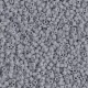 DB1589 Matted Opaque Ghost Grey, Size 11/0 Miyuki Delica Beads, 50 Grams DB1589 Matted Opaque Ghost Grey, Size 11/0 Miyuki Delica Beads, 50 Grams