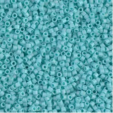 DB1595 Matted Opaque Sea Opal AB, Size 11/0 Miyuki Delica Beads, 50g Wholesale P... DB1595 Matted Opaque Sea Opal AB, Size 11/0 Miyuki Delica Beads, 50g Wholesale P...