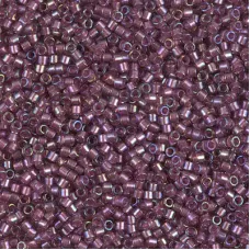 DB1757 Sparkling Orchid Lined Amethyst AB, Size 11/0 Miyuki Delica Beads, 50g Wh... DB1757 Sparkling Orchid Lined Amethyst AB, Size 11/0 Miyuki Delica Beads, 50g Wh...