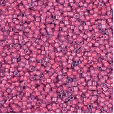 DB2048 Luminous Pink Taffy, Size 11/0 Miyuki Delica Beads, 50g Wholesale Pack