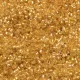 DBM0033 Crystal Transparent Gold 24kt Lined, Size 10/0  Miyuki Delica Beads, Colour code -33 - Approx. 3.3g