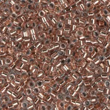 DB0037 Copper Lined Crystal, Size 11/0 Miyuki Delica Beads, 50gm bag DB0037 Copper Lined Crystal, Size 11/0 Miyuki Delica Beads, 50gm bag