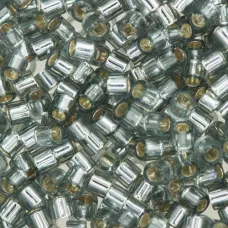 DB0048 Grey Silver Lined, Size 11/0 Miyuki Delica Beads, 50gm bag DB0048 Grey Silver Lined, Size 11/0 Miyuki Delica Beads, 50gm bag
