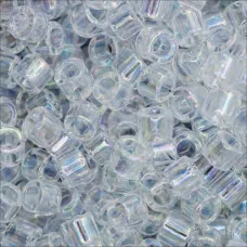 DB0051 Crystal AB, Size 11/0 Miyuki Delica Beads, 50gm bag DB0051 Crystal AB, Size 11/0 Miyuki Delica Beads, 50gm bag
