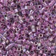 DBM0056 Magenta AB Lined-Dyed, Size 10/0  Miyuki Delica Beads, Colour code -56 - 50g Bag