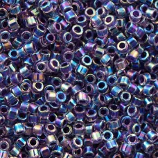 DB0059 Light Violet AB Lined-Dyed, Size 11/0 Miyuki Delica Beads, 50g approx. DB0059 Light Violet AB Lined-Dyed, Size 11/0 Miyuki Delica Beads, 50g approx.