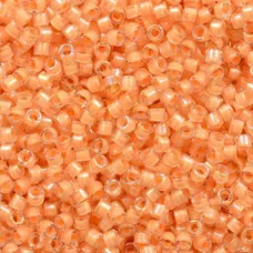DB0067B Flesh AB Lined-Dyed, Size 11/0 Miyuki Delica Beads, 50g Bag DB0067B Flesh AB Lined-Dyed, Size 11/0 Miyuki Delica Beads, 50g Bag