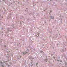 DB0071 Pink AB Lined-Dyed, Size 11/0 Miyuki Delica Beads, 50gm bag DB0071 Pink AB Lined-Dyed, Size 11/0 Miyuki Delica Beads, 50gm bag