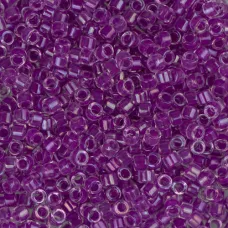 DB0073 Lilac AB Lined-Dyed, Size 11/0 Miyuki Delica Beads, 50gm bag DB0073 Lilac AB Lined-Dyed, Size 11/0 Miyuki Delica Beads, 50gm bag