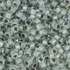 DB0081 Dark Grey AB Lined Dyed, Size 11/0 Miyuki Delica Beads, 50gm bag DB0081 Dark Grey AB Lined Dyed, Size 11/0 Miyuki Delica Beads, 50gm bag