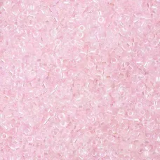 DB0082 Lined Light Pink AB - Size 11/0 Miyuki Delica Beads, 50gm bag DB0082 Lined Light Pink AB - Size 11/0 Miyuki Delica Beads, 50gm bag