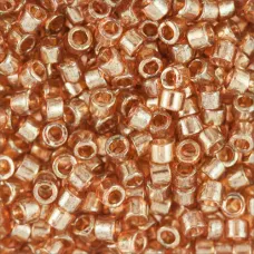 DB0102 Rose Gold Luster, Size 11/0 Miyuki Delica Beads, 50gm bag DB0102 Rose Gold Luster, Size 11/0 Miyuki Delica Beads, 50gm bag
