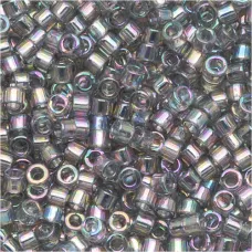DB0107 Grey AB Gold Luster, Size 11/0 Miyuki Delica Beads, 50gm bag DB0107 Grey AB Gold Luster, Size 11/0 Miyuki Delica Beads, 50gm bag