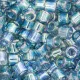 DBM0111 Light Grey Transparent AB Luster, Size 10/0 Miyuki Delica Beads, Colour code -111 - 50g Bag DBM0111 Light Grey Transparent AB Luster, Size 10/0 Miyuki Delica Beads, Colour code -111 - 50g Bag