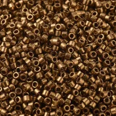 DB0115 Light Topaz Gold Luster, Size 11/0 Miyuki Delica Beads, 50gm bag DB0115 Light Topaz Gold Luster, Size 11/0 Miyuki Delica Beads, 50gm bag