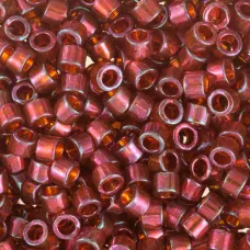 DB0120 Wild Irish Rose Transparent Size 11/0 Miyuki Delica Beads, 50gm bag DB0120 Wild Irish Rose Transparent Size 11/0 Miyuki Delica Beads, 50gm bag