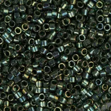 DB0125B Green AB Gold Luster Size 11/0 Miyuki Delica Beads, 50gm bag DB0125B Green AB Gold Luster Size 11/0 Miyuki Delica Beads, 50gm bag