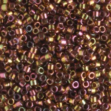 DB0126 Pink AB Gold Luster, Size 11/0 Miyuki Delica Beads, 50 Grams DB0126 Pink AB Gold Luster, Size 11/0 Miyuki Delica Beads, 50 Grams