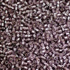 DB0146 Lilac Silver Lined, Size 11/0 Miyuki Delica Beads, 50gm bag DB0146 Lilac Silver Lined, Size 11/0 Miyuki Delica Beads, 50gm bag