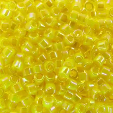 DB0160 Yellow AB, Size 11/0 Miyuki Delica Beads, 50gm bag DB0160 Yellow AB, Size 11/0 Miyuki Delica Beads, 50gm bag