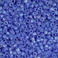DB0167 Light Sapphire AB, Size 11/0 Miyuki Delica Beads, 50gm bag DB0167 Light Sapphire AB, Size 11/0 Miyuki Delica Beads, 50gm bag