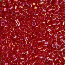 DB0172 Light Siam AB, Size 11/0 Miyuki Delica Beads, 50gm bag