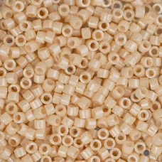 DB0204 Light Beige Glazed Luster, Size 11/0 Miyuki Delica Beads, 50gm bag DB0204 Light Beige Glazed Luster, Size 11/0 Miyuki Delica Beads, 50gm bag