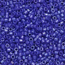 DB0216 Cobalt Blue AB, Size 11/0 Miyuki Delica Beads, 50gm bag DB0216 Cobalt Blue AB, Size 11/0 Miyuki Delica Beads, 50gm bag