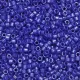 DBM0216 Cobalt Blue Opaque AB, Size 10/0  Miyuki Delica Beads, Colour code -216 - 50g Bag