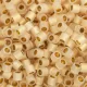DBM0230 Cream Opal Gold 24kt Lined, Size 10/0  Miyuki Delica Beads, Colour code -230 - Approx. 3.3g