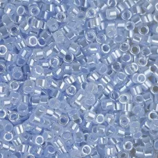 DB0257 Light Crystal Sapphire Ceylon Lined Dyed, Size 11/0 Miyuki Delica Beads, ... DB0257 Light Crystal Sapphire Ceylon Lined Dyed, Size 11/0 Miyuki Delica Beads, ...