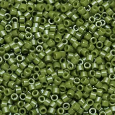 DB0263 Pale Green Lime Opaque Glazed Luster, Size 11/0 Miyuki Delica Beads, 50gm... DB0263 Pale Green Lime Opaque Glazed Luster, Size 11/0 Miyuki Delica Beads, 50gm...