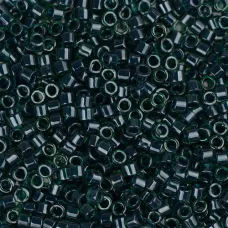 DB0275 Green Teal Lined-Dyed, Size 11/0 Miyuki Delica Beads, 50gm bag DB0275 Green Teal Lined-Dyed, Size 11/0 Miyuki Delica Beads, 50gm bag