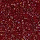 DB0295 Red Lined-Dyed, Size 11/0 Miyuki Delica Beads, 50gm bag