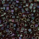 DBL0297 Garnet Lined Ruby AB Size 8/0 Miyuki Delica Beads, 5.2g approx. DBL0297 Garnet Lined Ruby AB Size 8/0 Miyuki Delica Beads, 5.2g approx.