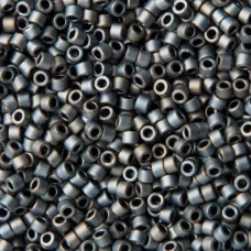 DBL0307 Dark Silver Grey AB Matte Size 8/0 Miyuki Delica Beads, Colour Code 0307... DBL0307 Dark Silver Grey AB Matte Size 8/0 Miyuki Delica Beads, Colour Code 0307...